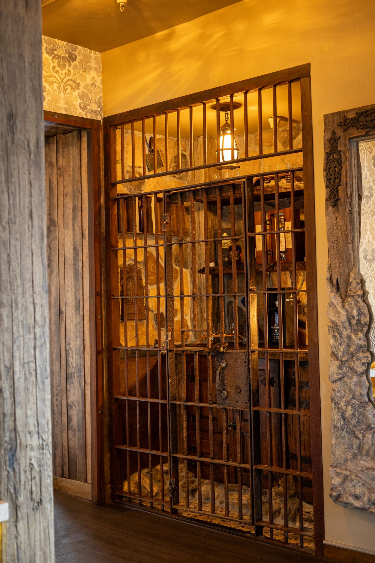 The wall of wine